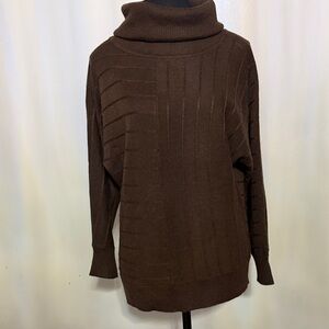 Joseph A ,Brown Turtleneck Sweater